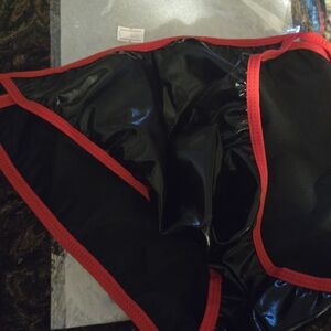 Black Briefs with Red Trim Men's Briefs